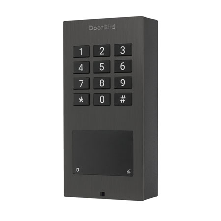 DoorBird A1121 Flush-Mount IP Access Control Device | Titanium 