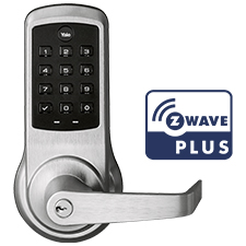 Yale nexTouch Push Button Z-Wave Door Lock - Satin Chrome Plated 