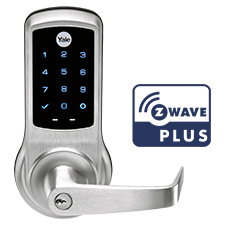 Yale nexTouch Touch Screen Z-Wave Door Lock - Satin Chrome Plated 