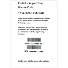 Pro Control® 1-User ProPanel Mobile License - PC-PROLINK-R-PLUS 