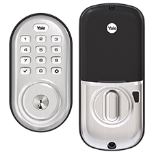 Yale Assure Lock® Push Button Deadbolt - Satin Nickel 