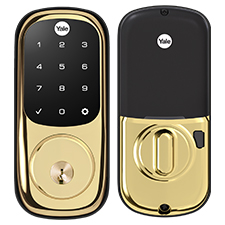 Yale® Assure Touch Screen Deadbolt  - (Bright Brass) 