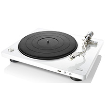 Denon Hi-Fi Turntable with USB Recording | White 