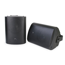 Episode® All Weather Series Surface Mount Speakers with 6-1/2' Woofer (Pair) - Black 