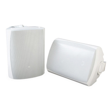 Episode® All Weather Series Surface Mount Speakers with 5-1/4' Woofer (Pair) - White 