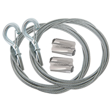 Gripple Express Range Galvanized Wire with Snap-On Hook 2-Pack | 10ft 