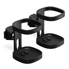 Sonos Wall Mounts for One, One SL, and Play:1 (Pair) | Black 