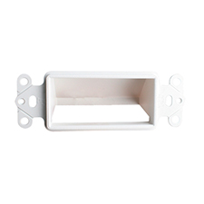 Arlington™ Reversible Single Gang Horizontal Entrance Plate for Decora-Style Plate 