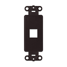 Wirepath™ 1-Port Decorative Strap - Brown 