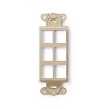 Wirepath™ 6-Port Decorative Strap - Ivory 
