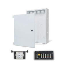 Wirepath™ 20' Enclosure Kit with Hinged Metal Door, 1X6 Telephone, and 1x8 Video Modules 