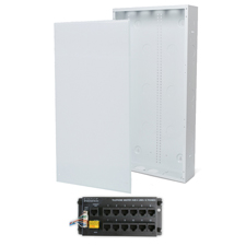 Wirepath™ 28' Enclosure Kit with Flush Metal Door, & 1x12 RJ45 Telephone Module 