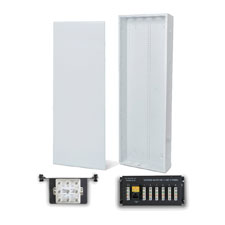 Wirepath™ 40' Enclosure Kit with Flush Metal Door, 1x6 Telephone, and 1x8 Video Modules 