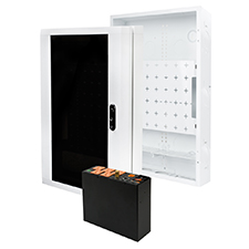 Wirepath ONE™ Enclosure and Door With IP-Enabled WattBox® Compact Power Conditioner Kit - 20' 