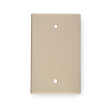Wirepath™ Blank Standard Wall Plate - Ivory 