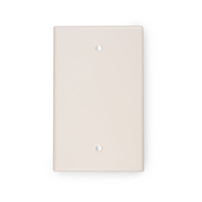 Wirepath™ Blank Standard Wall Plate - Light Almond 