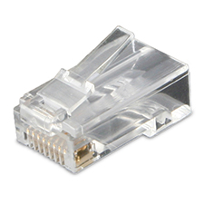 Wirepath™ RJ45 Connectors for Cat6 Wire (Pack of 100 | Clear) 