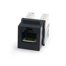 Wirepath™ RJ11 Keystone Jack - Black                                                                                          