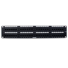 Wirepath™ Rack Mount 48-port RJ45 Cat 5e Patch Panel 