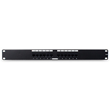 Wirepath™ Rack Mount 12-port RJ45 Cat 6 Patch Panel 