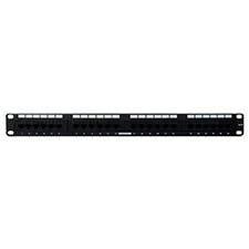 Wirepath™ Rack Mount 24-port RJ45 Cat 6 Patch Panel 