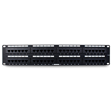 Wirepath™ Rack Mount 48-port RJ45 Cat 6 Patch Panel 