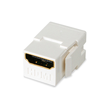 Wirepath™ HDMI Keystone Jack Pass-Through - White 