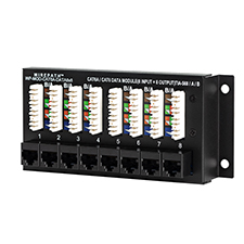 Wirepath™ 8 x 8 Cat 6/6A Data Patch Module 