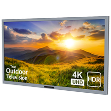 SunBrite™ Signature 2 Series 4K Ultra HDR Partial Sun Outdoor TV - 43' | Silver 
