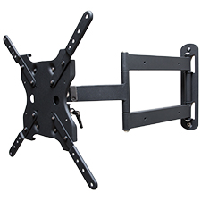 SunBrite™ Single Arm Articulating Mount for 43'-65' Medium Displays (Black) 