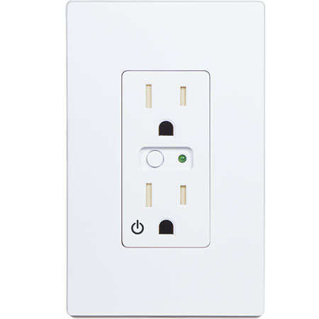 2GIG Z-Wave Single Wall Outlet                                                                                                  