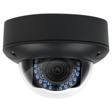 Luma Surveillance™ 700 Series Dome IP Outdoor Camera with Heater | Black 