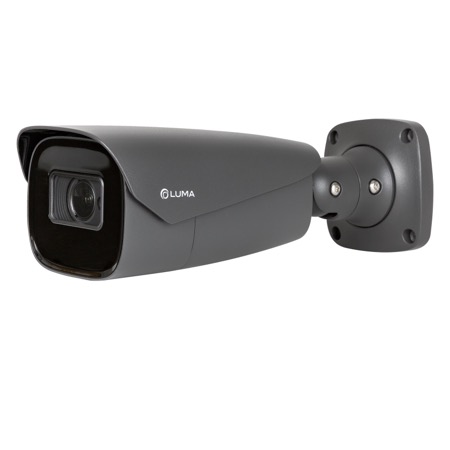 Luma Surveillance™ 820 Series 8MP Bullet IP Outdoor Motorized Camera | Black 