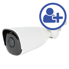 Visualint™ 2MP IP Mini Bullet Outdoor Camera with Starlight + Virtual Technician 