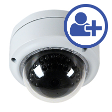 Visualint™ 2MP IP Dome Outdoor Camera with Starlight + Virtual Technician 