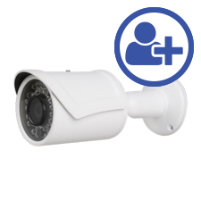 Visualint™ 2MP IP Mini Bullet Outdoor Camera with Starlight + Virtual Technician 