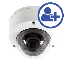 Visualint™ 4MP IP Dome Outdoor Camera with Motorized Lens + Virtual Technician 