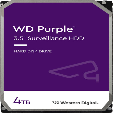 Western Digital WD Purple Surveillance 4TB Hard Drive 
