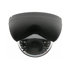 Wirepath™ Surveillance 300 Series Dome Analog Indoor Camera - Black 