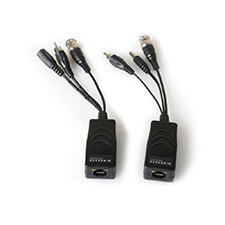 Wirepath™ Surveillance Passive Video, Power & Audio Balun with RJ45 - Pair 