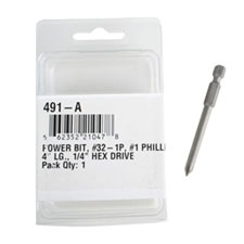 Phillips Power Bit Hex Drive - #1 