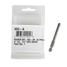 Phillips Power Bit Hex Drive - #3 