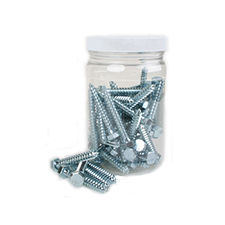 Hex Head Lag Screws - 3/8' x 2-1/2' (Jar of 50) 