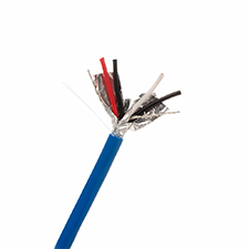 Wirepath™ 18-Gauge 2-Pair Shielded Audio Control Wire - 1000 ft. Nest in Box (Blue) 
