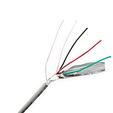 Binary™ 22-Gauge 4-Conductor 7-Strand Shielded Audio Control Wire - 1000 ft. Nest in Box 