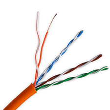 Wirepath™ Cat 5e 350MHz Unshielded Wire - 1000 ft. Nest in Box (Orange) 