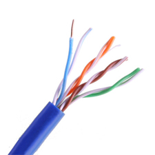 Wirepath™ Cat 5e 350MHz Unshielded Plenum Wire - 1000 ft. Nest in Box (Blue) 