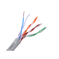 Wirepath™ Cat 5e 350MHz Unshielded Riser Wire -  1000 ft. Nest in Box (Gray) 