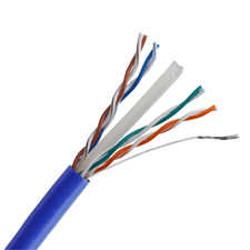 Wirepath™ Cat 6 550MHz Unshielded Plenum Wire - 1000 ft. Nest in Box (Blue)                                                   