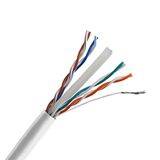 Wirepath™ Cat 6 550MHz Unshielded Plenum Wire - 1000 ft. Nest in Box (White)                                                  